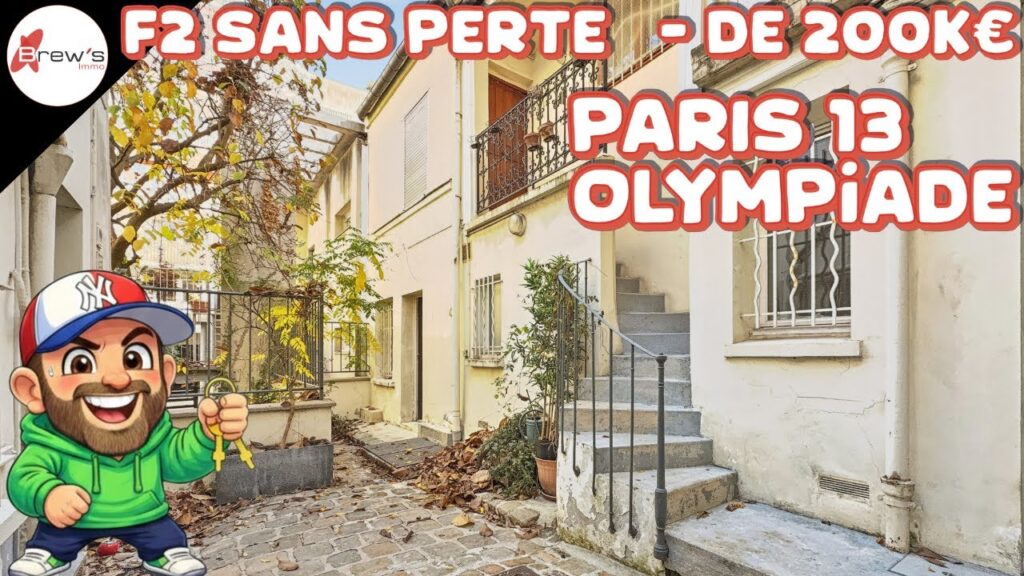 , Sartrouville,Premier achat à Paris ? Ce 2 pièces caché à Tolbiac pourrait vous surprendre