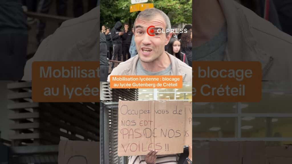 , créteil, »Soutenir les jeunes » : blocus d’un lycée à Créteil pour demander plus de moyens
